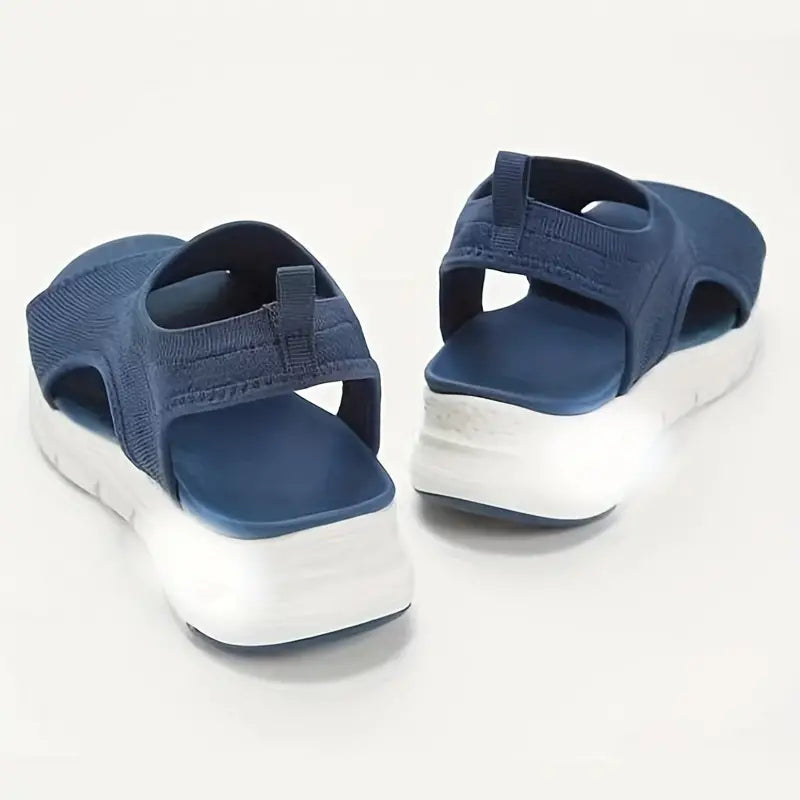 Sandales Orthopédiques Ultra-Confort en Bleu pour Femme - Respirantes, Antidérapantes et Stylées