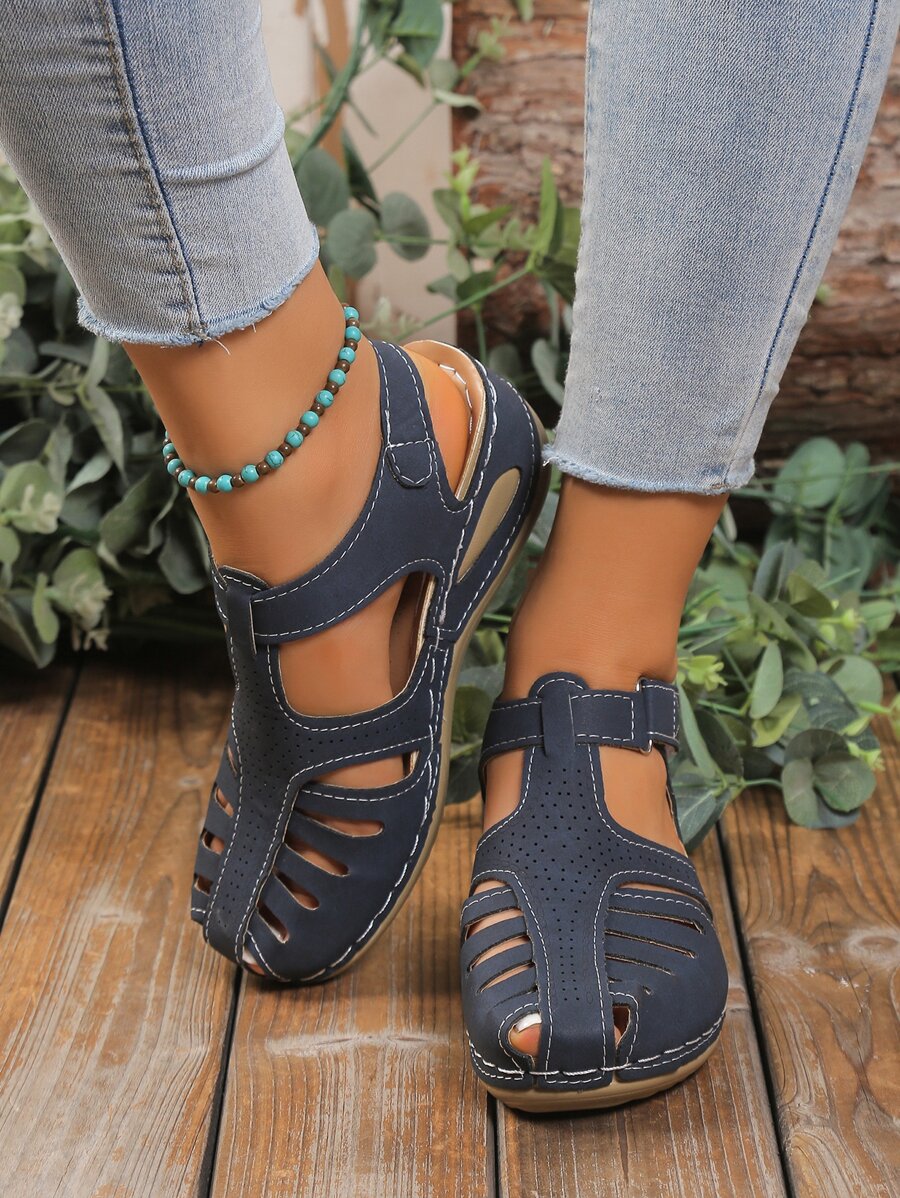 Sandales Orthopédiques Confort Plus Bleues - Équilibre Parfait entre Style et Bien-être