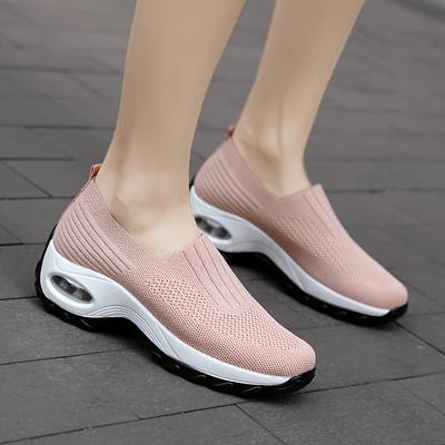 Baskets Orthopédiques Roses pour Femmes avec Coussin d'Air - Performance et Élégance