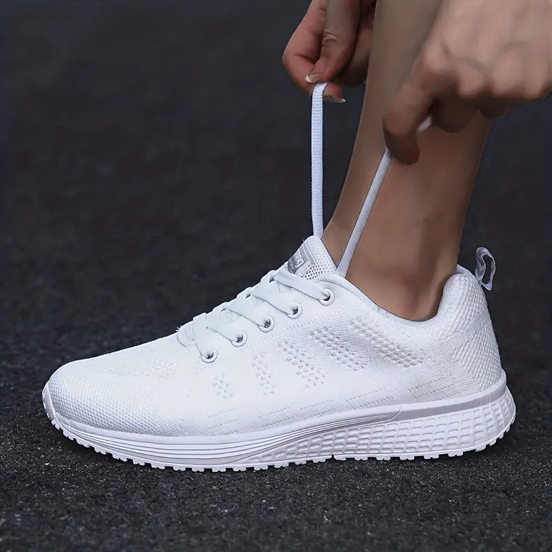 Baskets Orthopédiques Légères et Respirantes - Sneakers Blanche Unisexes pour le Sport et le Quotidien