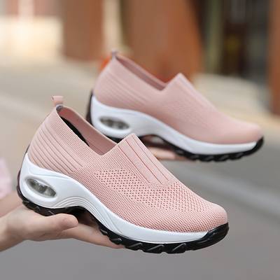 Baskets Orthopédiques Roses pour Femmes avec Coussin d'Air - Performance et Élégance