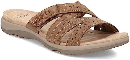 Sandales Orthopédiques en Cuir Suédé Marron - Style et Soutien pour Femmes