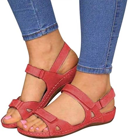 Sandales Orthopédiques Confortables à Scratch pour Femmes