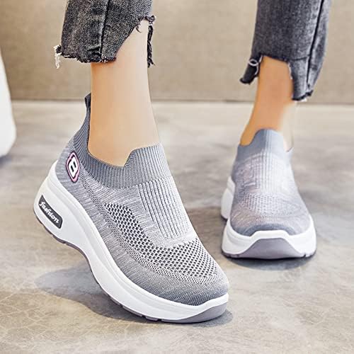 Baskets Orthopédiques Respirantes pour Femme - Confort et Style en Gris