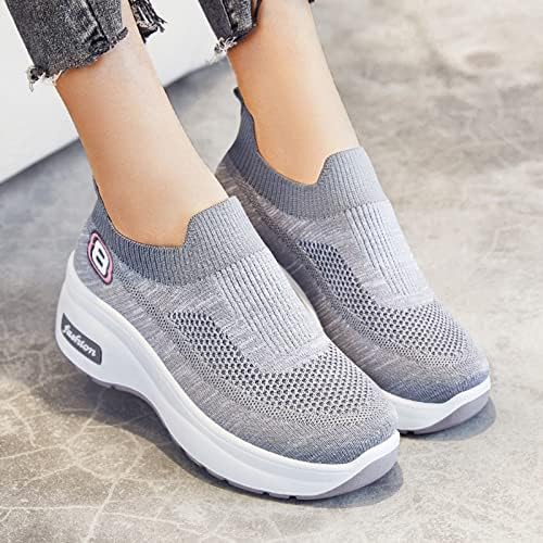 Baskets Orthopédiques Respirantes pour Femme - Confort et Style en Gris