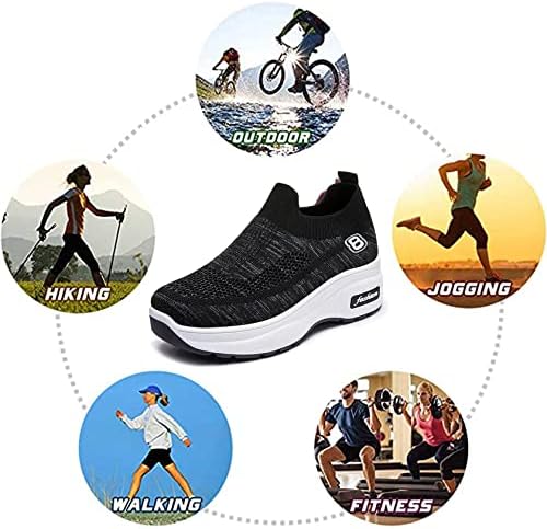 Baskets Orthopédiques Respirantes pour Femme - Confort et Style en Noir