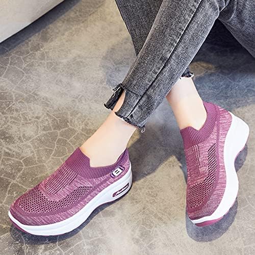 Baskets Orthopédiques Respirantes pour Femme - Confort et Style en Violet