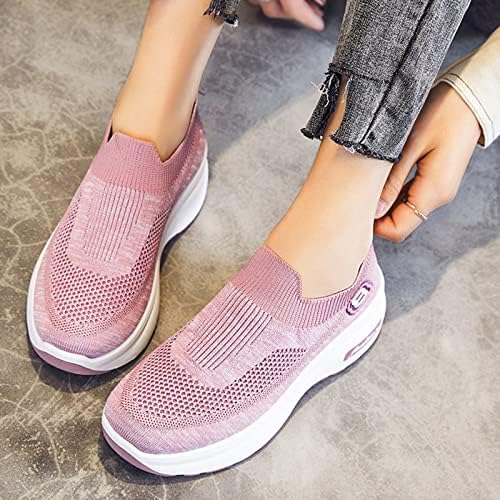 Baskets Orthopédiques Respirantes pour Femme - Confort et Style en Rose