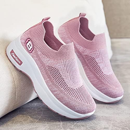Baskets Orthopédiques Respirantes pour Femme - Confort et Style en Rose