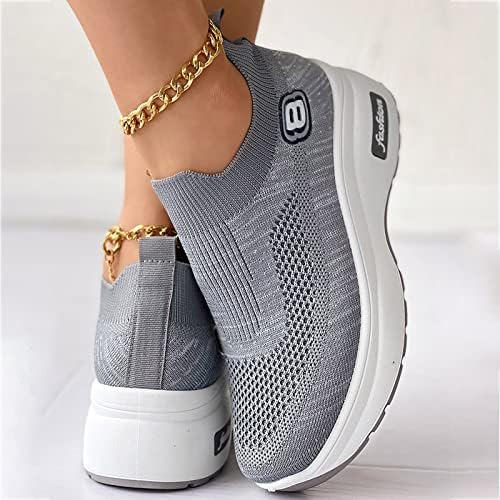 Baskets Orthopédiques Respirantes pour Femme - Confort et Style en Gris