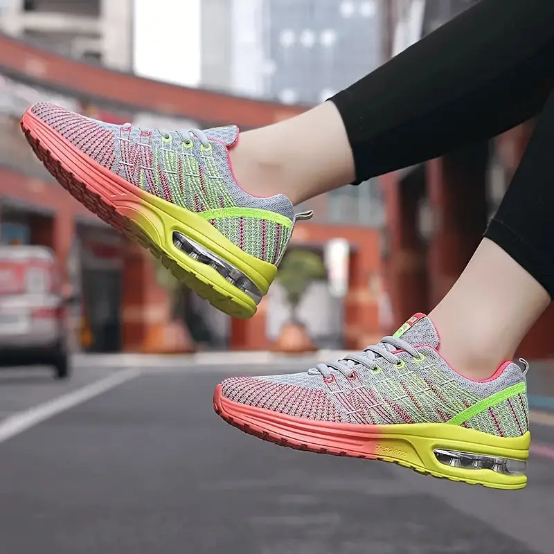 Baskets Orthopédiques Respirantes Femme - Confort Ultime - Semelle Amortissante - Gris