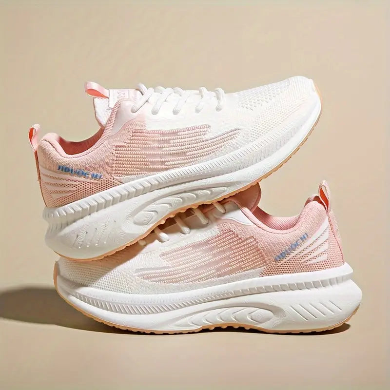 Baskets Femme Respirantes et Ultra Légères Orthopédiques - Rose