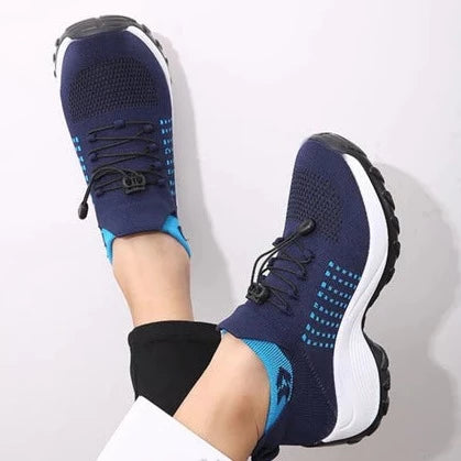 Baskets Orthopédiques Confort Sport Bleues - Performance et Style au Quotidien