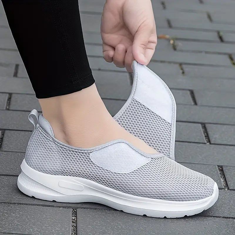Chaussures Orthopédiques Respirantes Femme - Confort et Légèreté - Gris