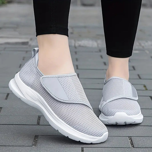 Chaussures Orthopédiques Respirantes Femme - Confort et Légèreté - Gris