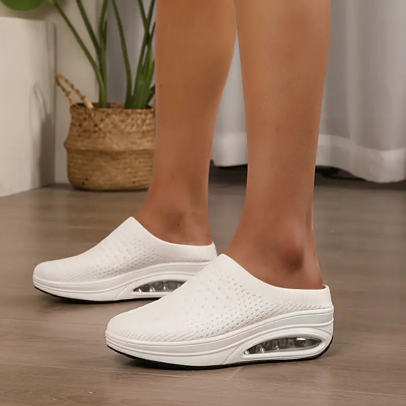 Chaussures Blanches Respirantes Confort Air Cushion Style et Legerete