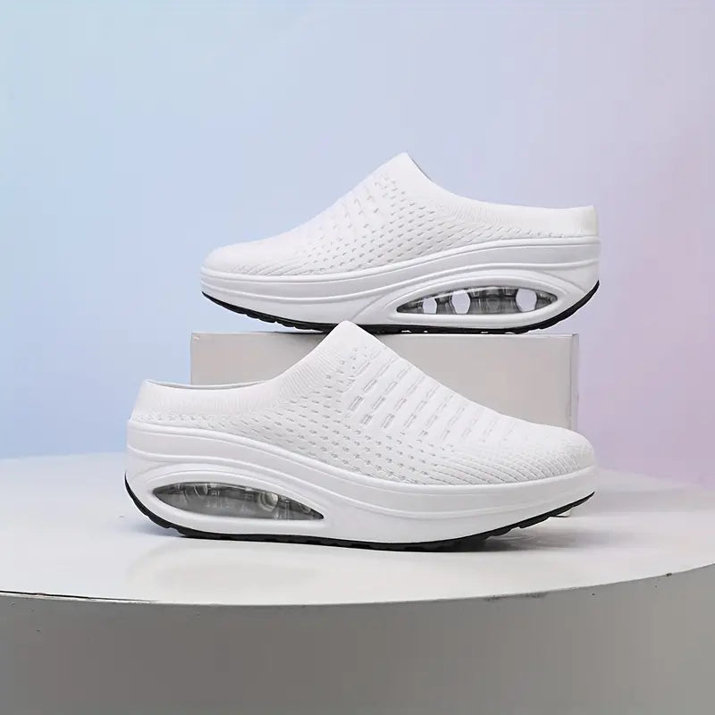 Chaussures Blancs Respirantes avec Semelle Air Cushion - Confort et Légèreté