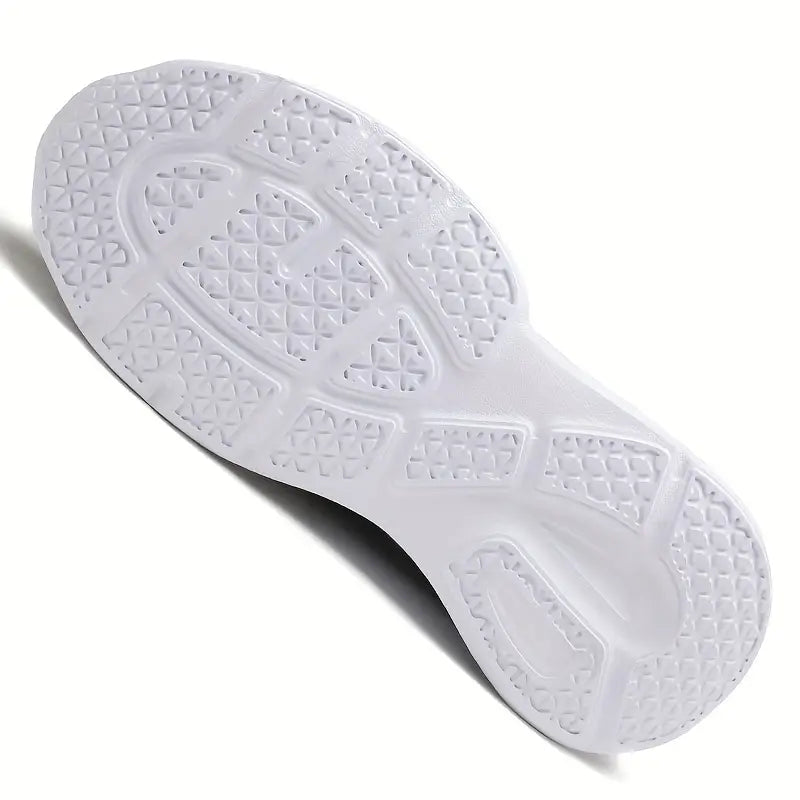 Baskets Orthopédiques Noires et Rouges Respirantes - Confort et Soutien