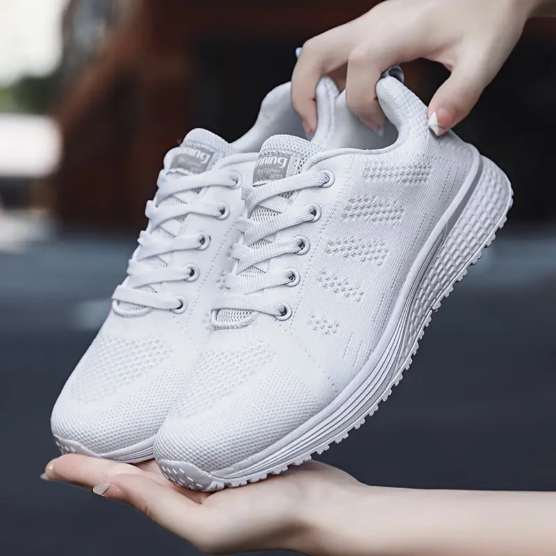 Baskets Orthopédiques Légères et Respirantes - Sneakers Blanche Unisexes pour le Sport et le Quotidien
