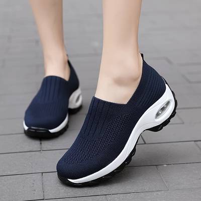Baskets Orthopédiques Bleues pour Femmes avec Coussin d'Air - Performance et Élégance