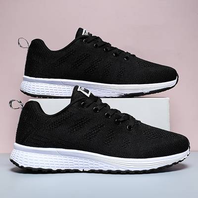 Baskets Orthopédiques Légères et Respirantes - Sneakers Noir Unisexes pour le Sport et le Quotidien