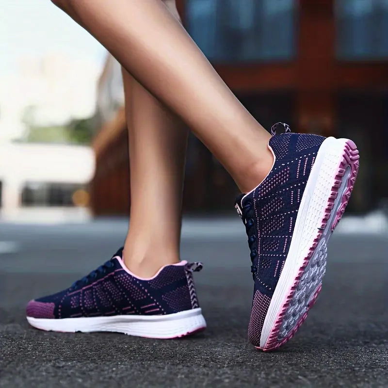 Baskets Orthopédiques Légères et Respirantes - Sneakers Bleues Unisexes pour le Sport et le Quotidien