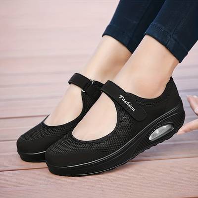 Chaussures Orthopédiques Noires à Scratch Confort Plus - Alliez Style et Bien-être