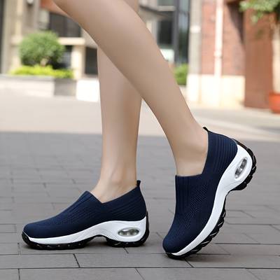 Baskets Orthopédiques Bleues pour Femmes avec Coussin d'Air - Performance et Élégance