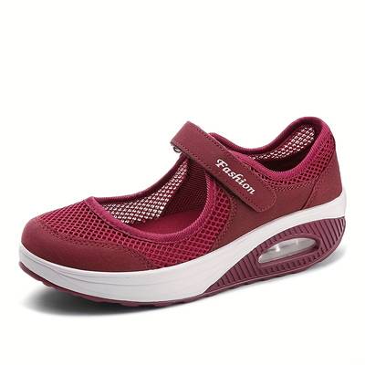 Chaussures Orthopédiques Rouges à Scratch Confort Plus - Alliez Style et Bien-être