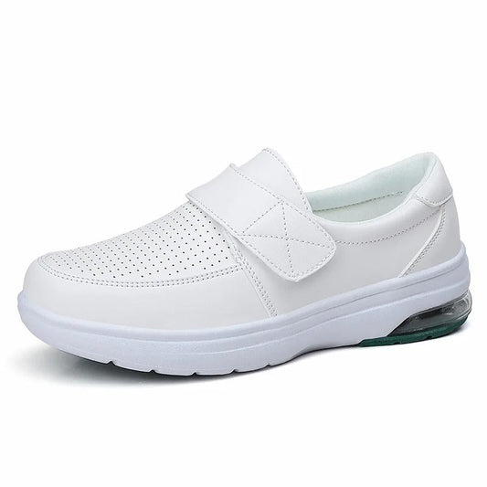 Mocassins Orthopédiques Blancs Confort Plus - Alliez Élégance et Bien-être