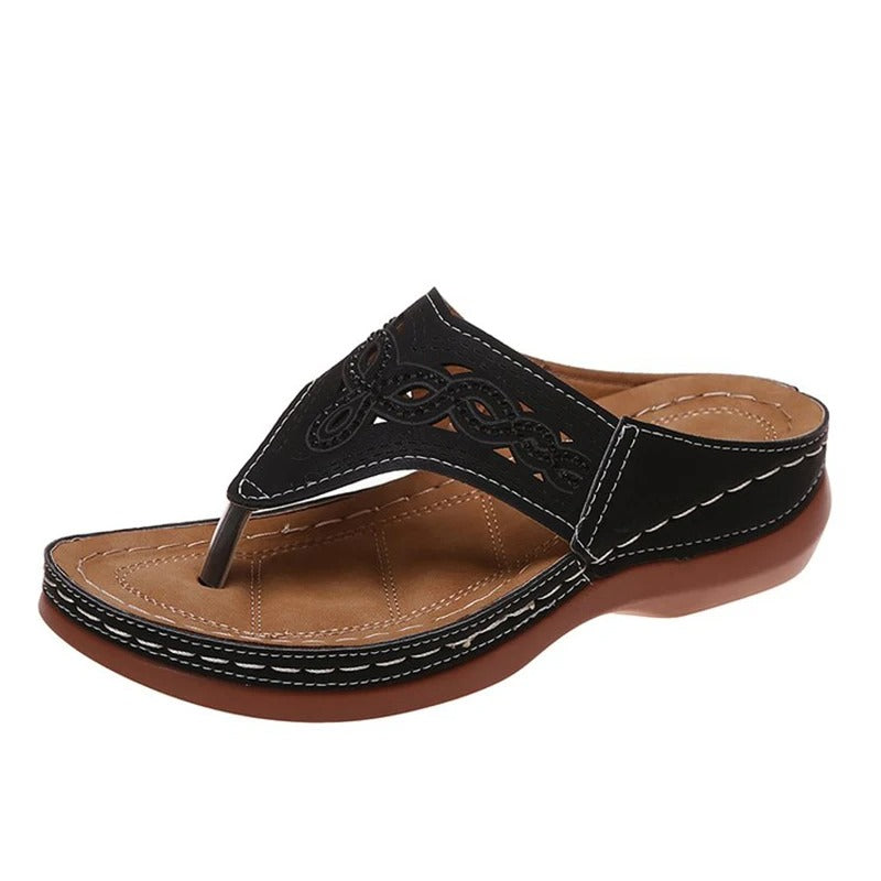 Sandales Orthopédiques Luxe Confort – Sandales de Marche Élégantes et Confortables
