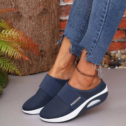 Chaussures Orthopédiques pour Femme, Chaussures sans Lacets Antidérapantes avec Maille pour Femme, 2025 Basket de Marche À Plateforme Orthopédique Légères et Confortables Chaussures Orthopédiques pour Femme, Chaussures sans Lacets Antidérapantes avec Maille pour Femme, 2025 Basket de Marche À Plateforme Orthopédique Légères et Confortables