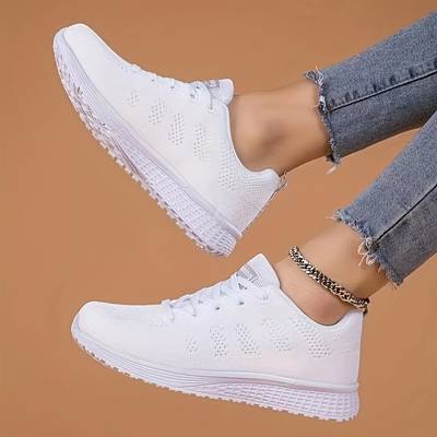 Baskets Orthopédiques Légères et Respirantes - Sneakers Blanche Unisexes pour le Sport et le Quotidien