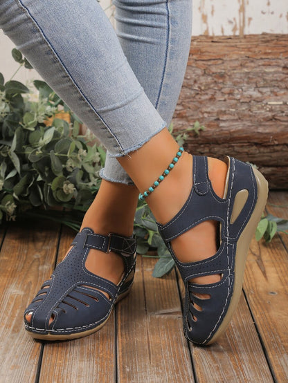 Sandales Orthopédiques Confort Plus Bleues - Équilibre Parfait entre Style et Bien-être
