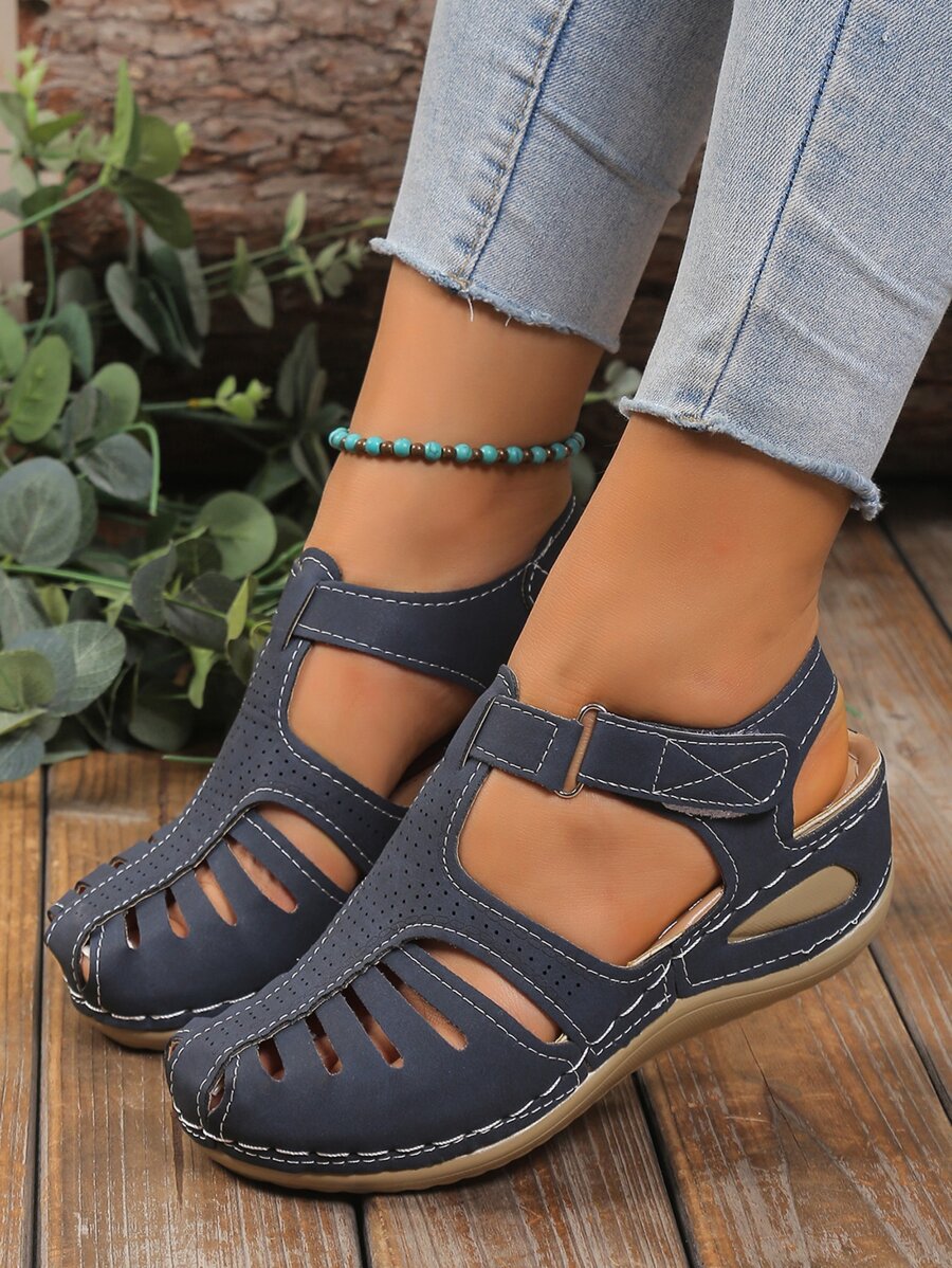 Sandales Orthopédiques Confort Plus Bleues - Équilibre Parfait entre Style et Bien-être