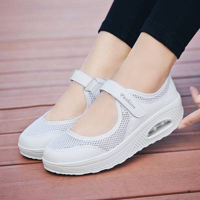Chaussures Orthopédiques Blanches à Scratch Confort Plus - Alliez Style et Bien-être