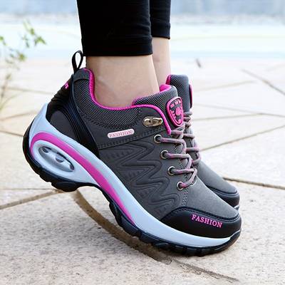 Chaussures de Randonnée Orthopédiques Grises pour Femmes - Confort et Style