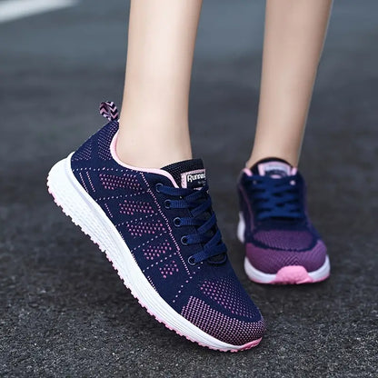 Baskets Orthopédiques Légères et Respirantes - Sneakers Bleues Unisexes pour le Sport et le Quotidien
