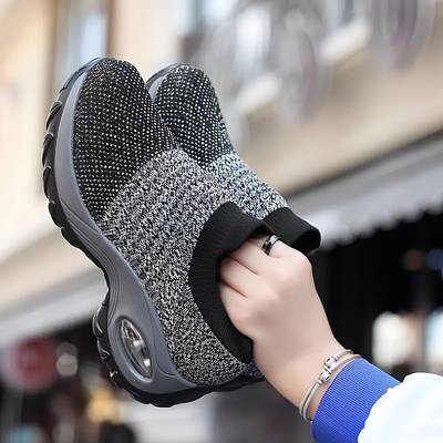 Baskets Orthopédiques Grises pour Femmes avec Coussin d'Air - Performance et Élégance