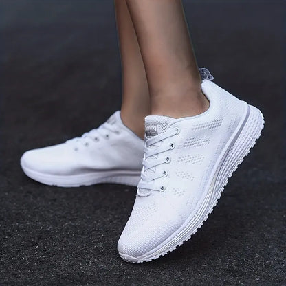 Baskets Orthopédiques Légères et Respirantes - Sneakers Blanche Unisexes pour le Sport et le Quotidien