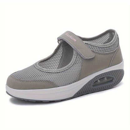 Chaussures Orthopédiques Grises à Scratch Confort Plus - Alliez Style et Bien-être