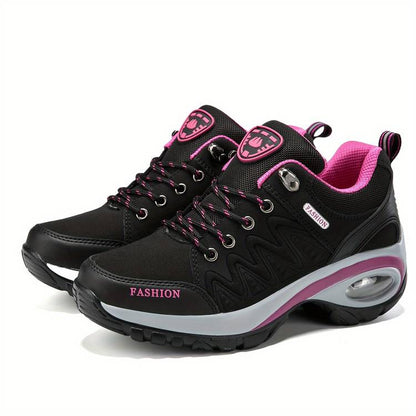 Chaussures de Randonnée Orthopédiques Noires pour Femmes - Confort et Style