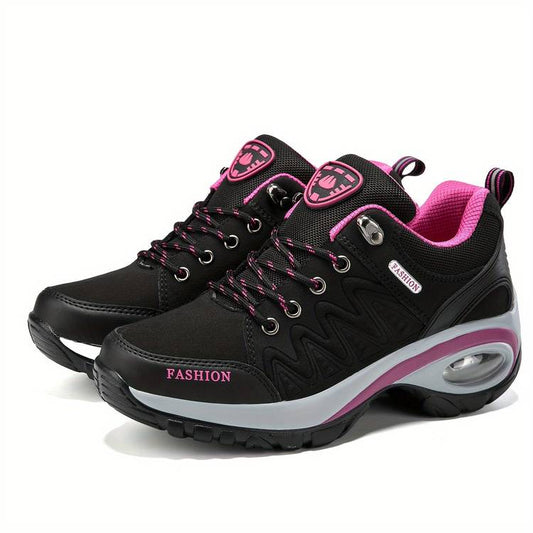Chaussures de Randonnée Orthopédiques Noires pour Femmes - Confort et Style