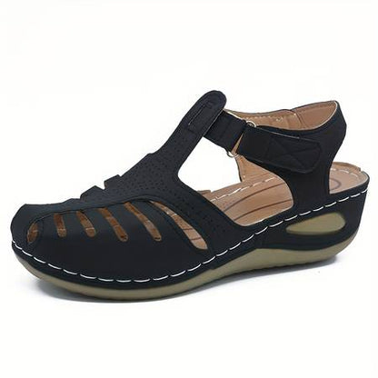 Sandales Orthopédiques Confort Plus Noires - Équilibre Parfait entre Style et Bien-être