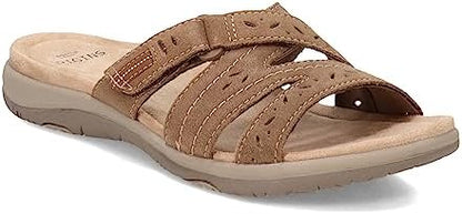 Sandales Orthopédiques en Cuir Suédé Marron - Style et Soutien pour Femmes