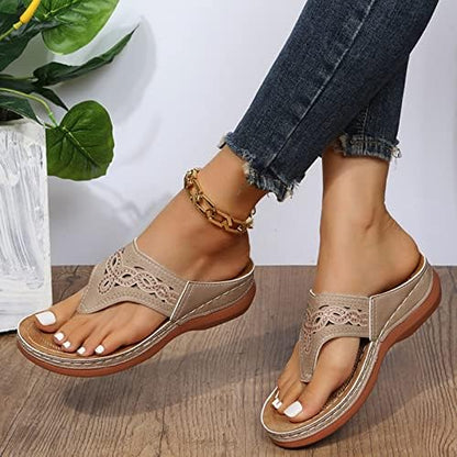 Sandales Orthopédiques Luxe Confort en Gris – Sandales de Marche Élégantes et Confortables