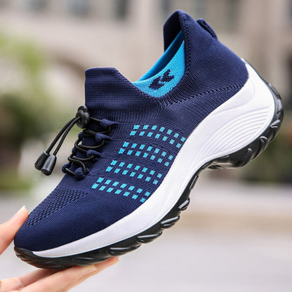 Baskets Orthopédiques Confort Sport Bleues - Performance et Style au Quotidien