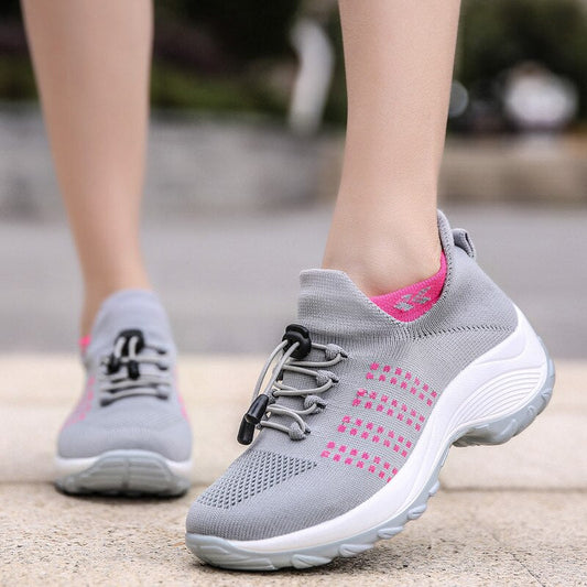 Baskets Orthopédiques Confort Sport Gris - Performance et Style au Quotidien