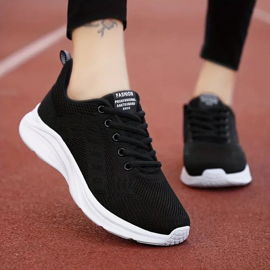 Baskets de Sport Noires Respirantes - Confort et Légèreté pour un Usage Quotidien