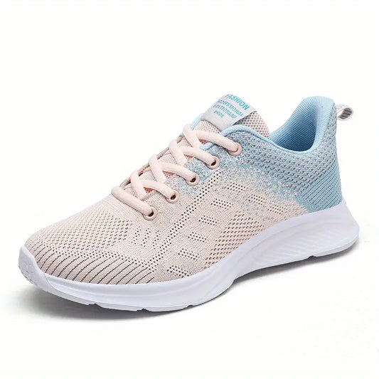 Baskets Orthopédiques Femme Rose Sport - Maintien Sécurisé à Lacets - Ultra-Légères & Respirantes